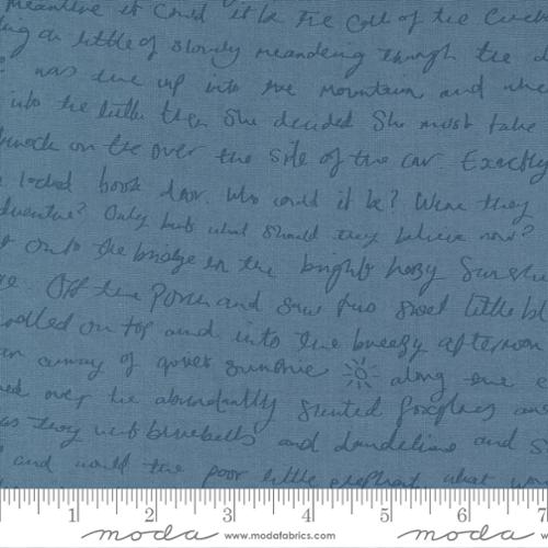 CHRISTMAS SALE: Meander Story Indigo 24582 17 by Aneela Hoey for Moda