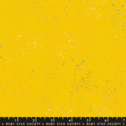 Speckled Metallic Sunshine RS5027 71M - by Rashida Coleman Hale for Ruby Star Society