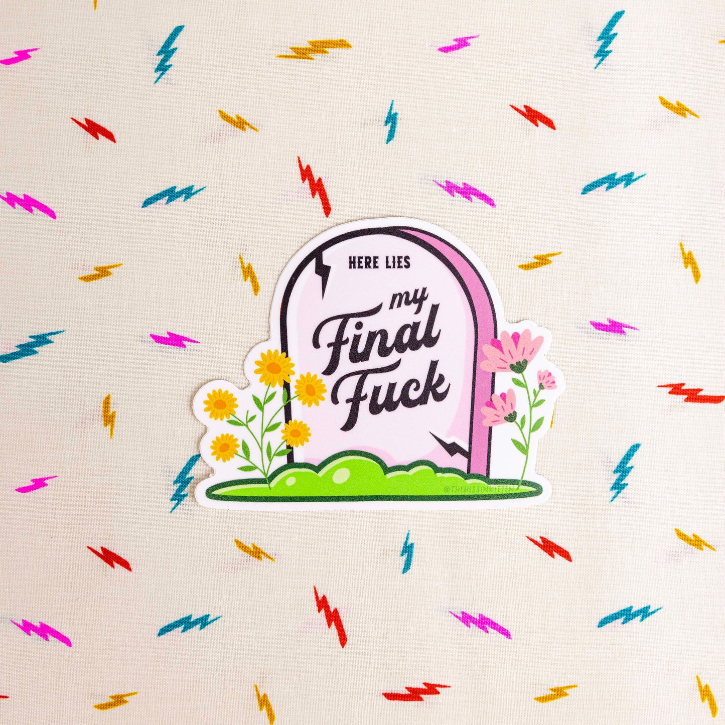 Final Fuck Sticker - Hissin Kitten