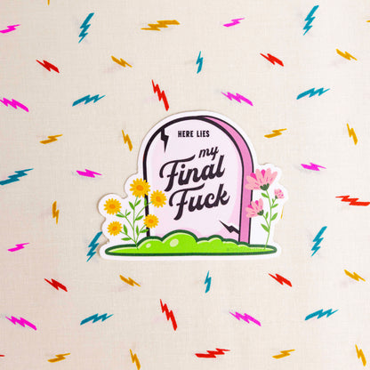 Final Fuck Sticker - Hissin Kitten