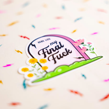 Final Fuck Sticker - Hissin Kitten
