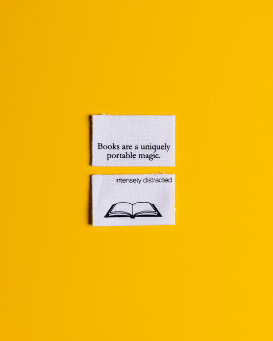 Books Luxe Sew In Label by Intensely Distracted