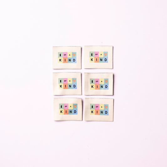 LARGE- 1 of a Kind - Premium Woven Sew in Label - Matchy Matchy