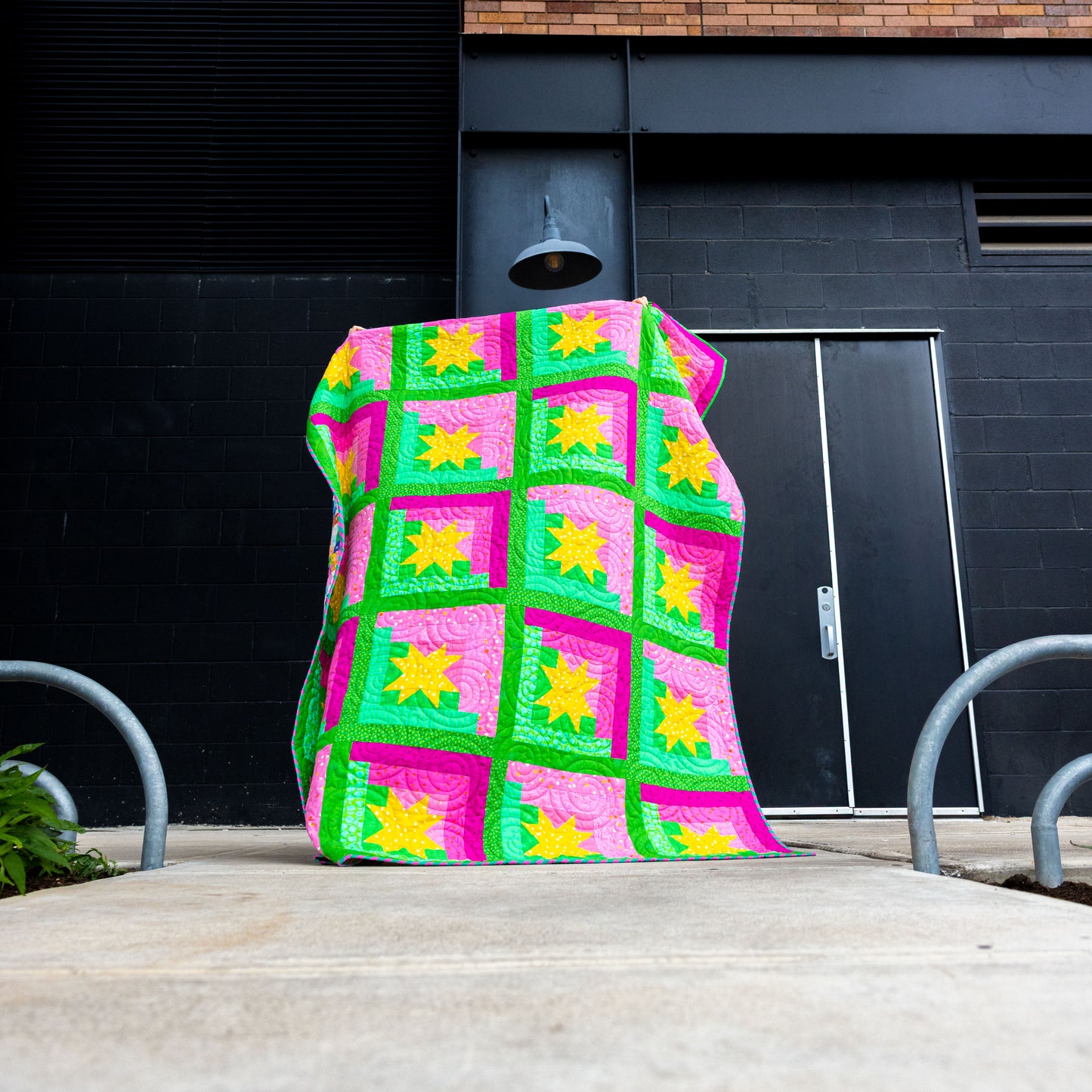 Pink Goes Good with Green 2.0 Quilt Kit