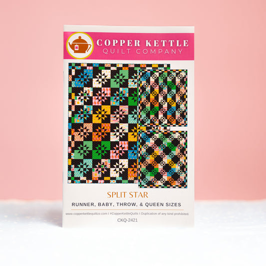 Split Star Paper Pattern by Copper Kettle Quilt Co