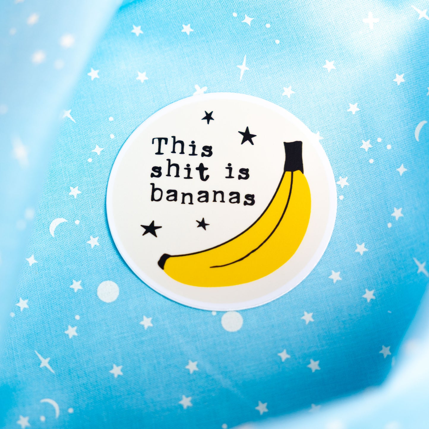 This Shit is Bananas - Sticker by Yarnival Stickers