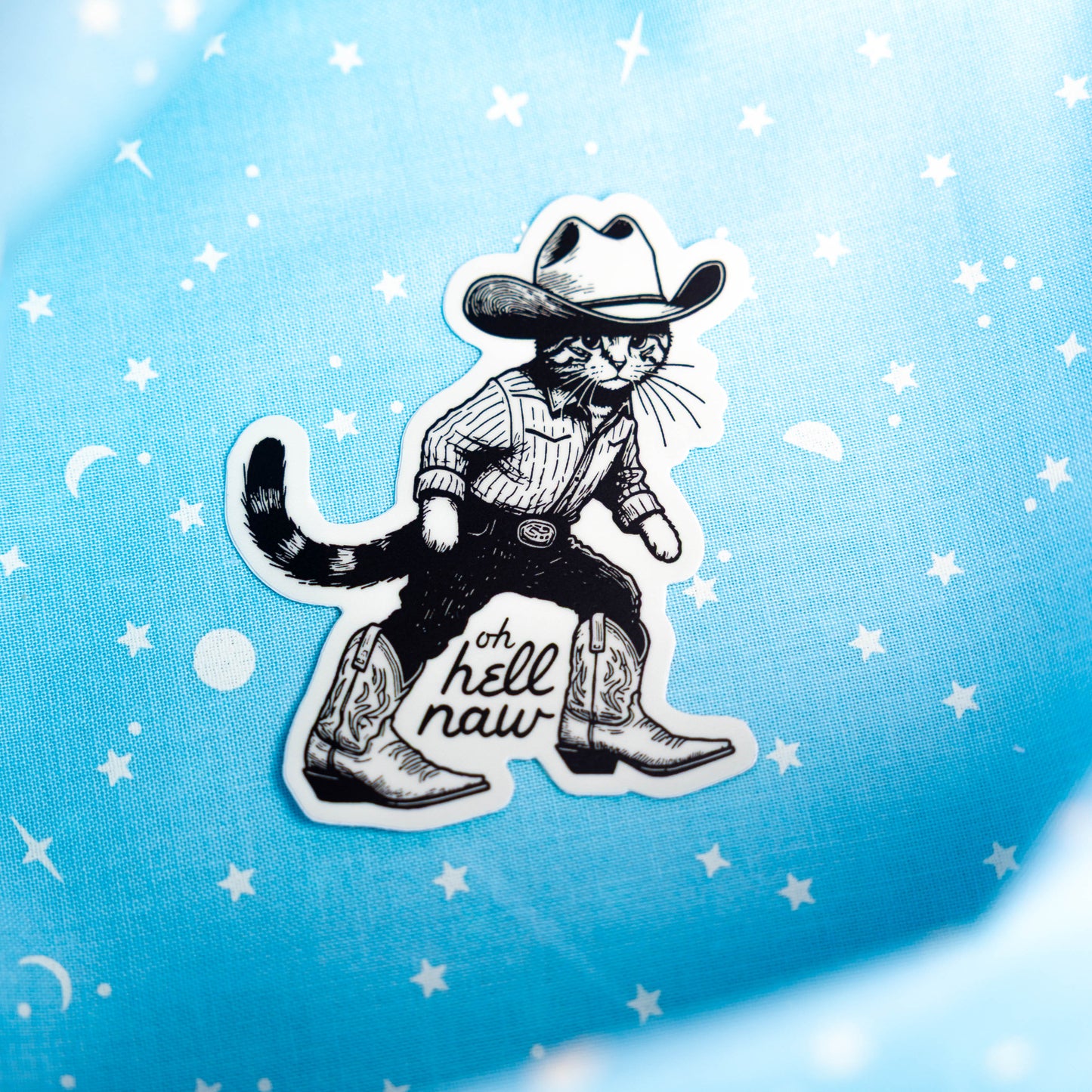 Oh, Hell Naw - Sticker by Yarnival Stickers