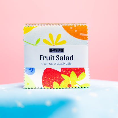 Fruit Salad Mini Charm 29240MC Precut by Corey Yoder for Moda