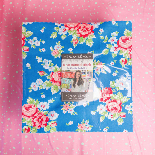 Cat Named Stitch Layer Cake® 55340LC Precut by Camille Roskelley for Moda