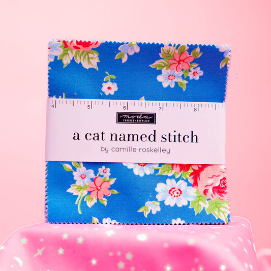 Cat Named Stitch Charm Pack 55340PP Precut by Camille Roskelley for Moda