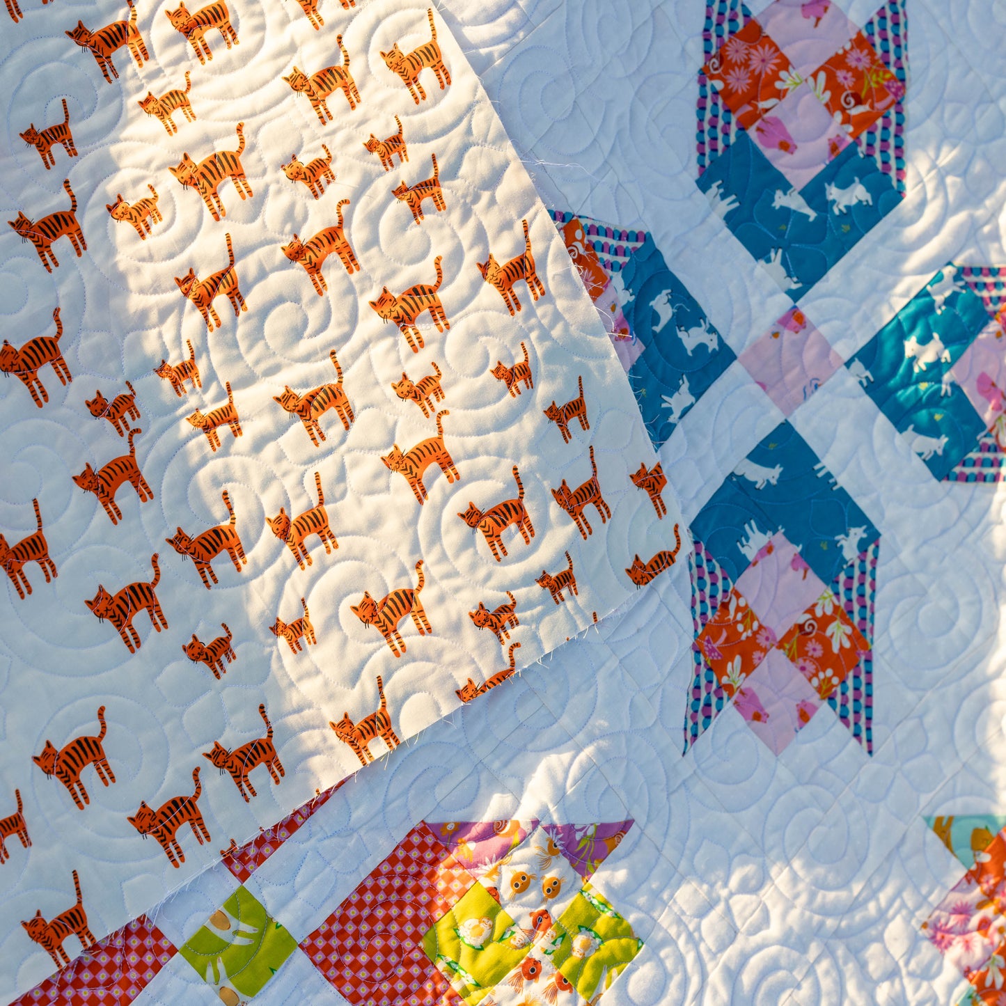Sample Sale: Starburst Finished Quilt