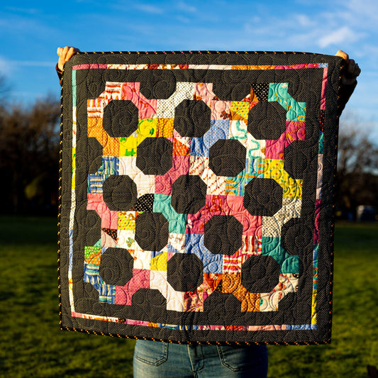 Sample Sale: Pin Dot Finished Mini Quilt