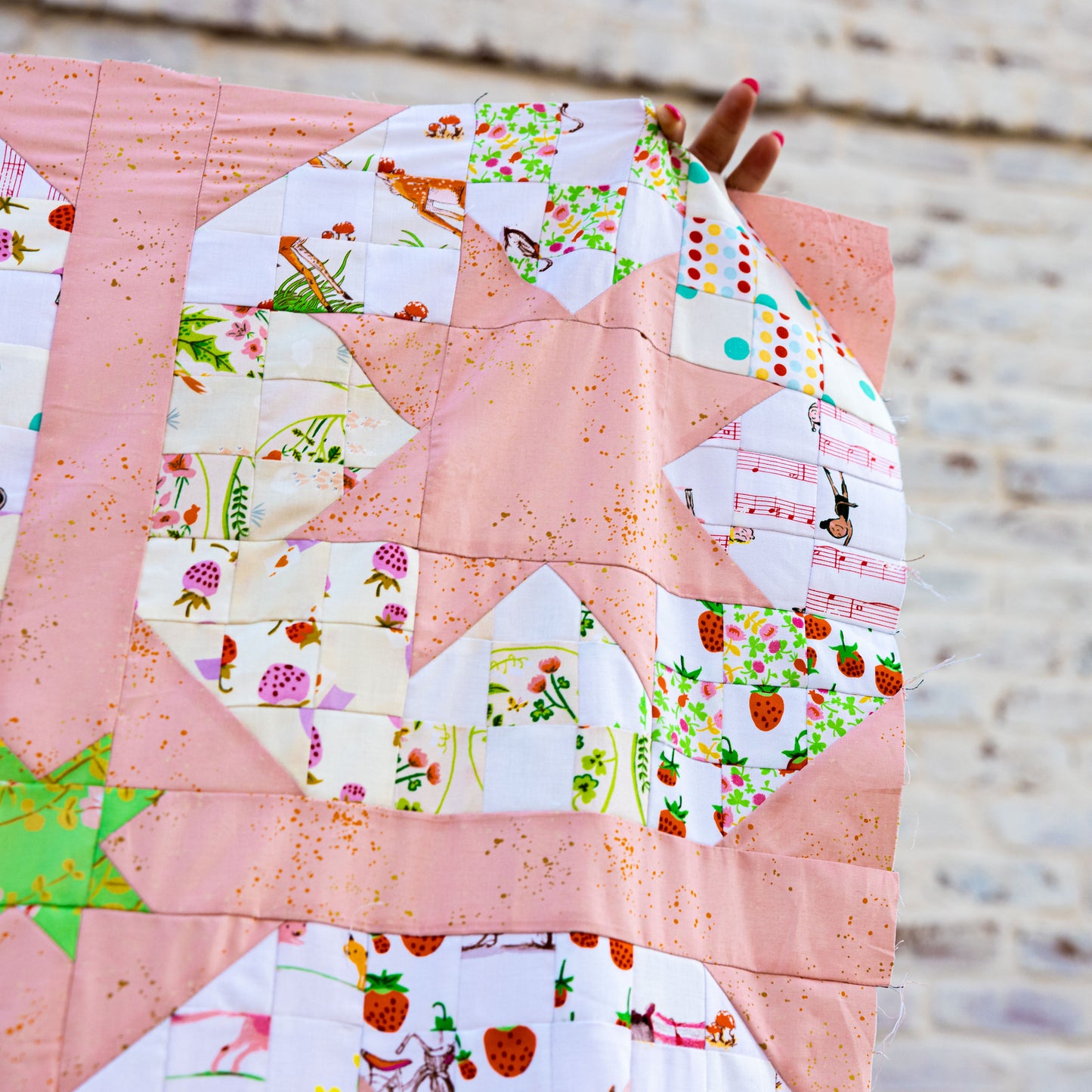 English Tea Garden Quilt Kit featuring Heather Ross