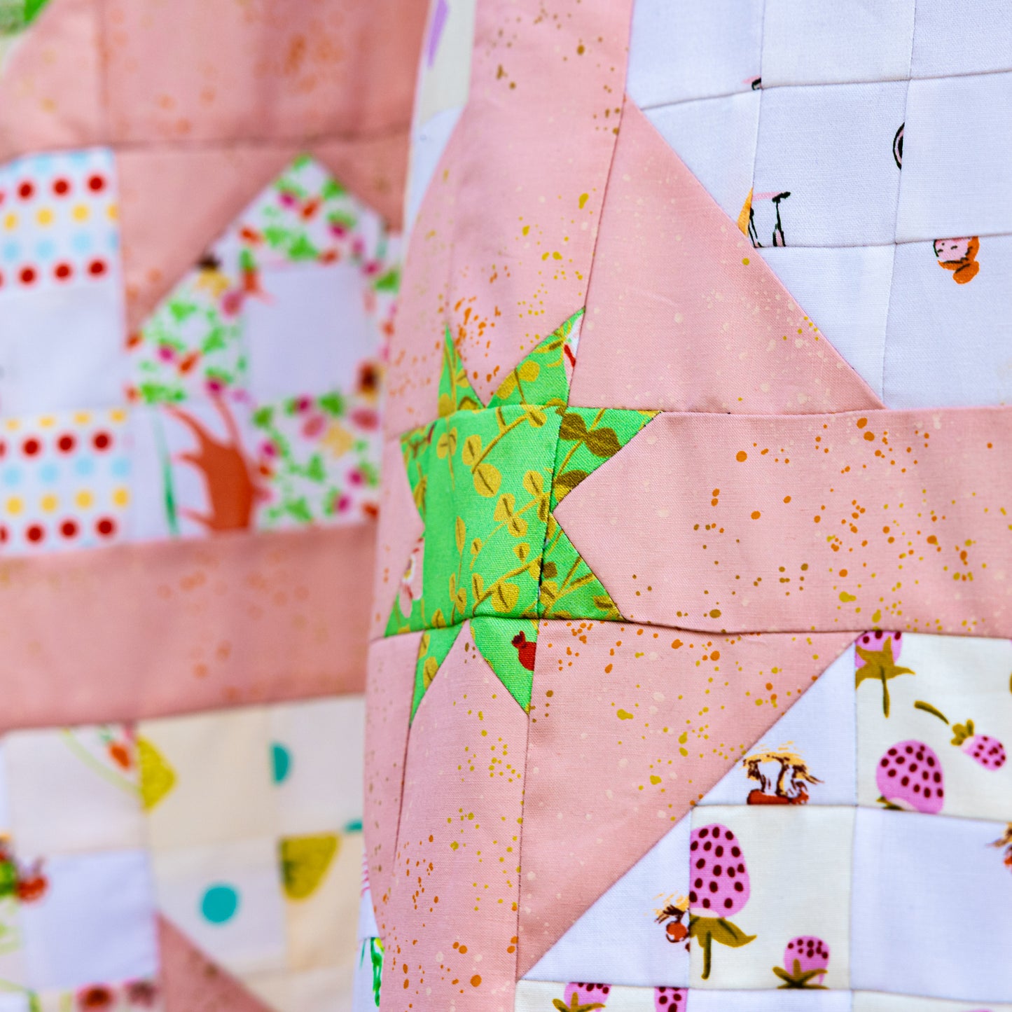 English Tea Garden Quilt Kit featuring Heather Ross