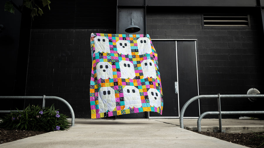 Disco Ghosts Quilt Kit