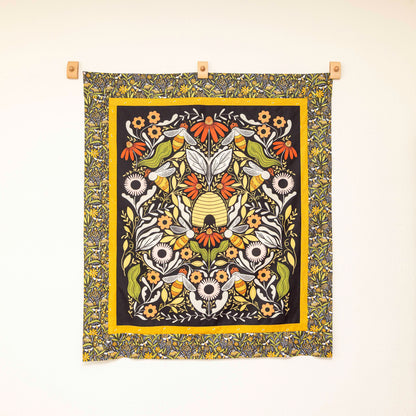 Honey Bee Quilt Kit -Black-