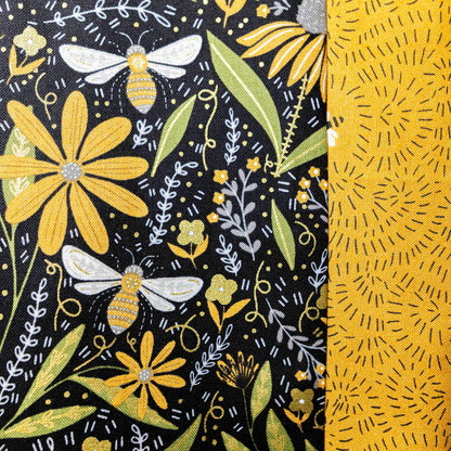 Honey Bee Quilt Kit -Black-