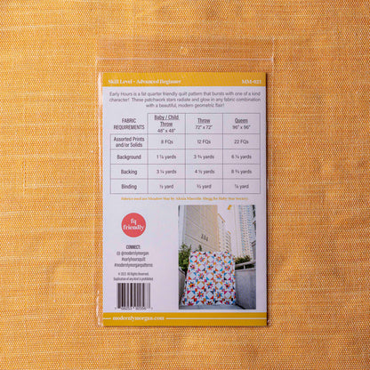 Early Hours Paper Pattern by Modernly Morgan