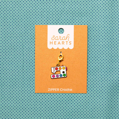 Sewing Machine Zipper Charm by Sarah Hearts