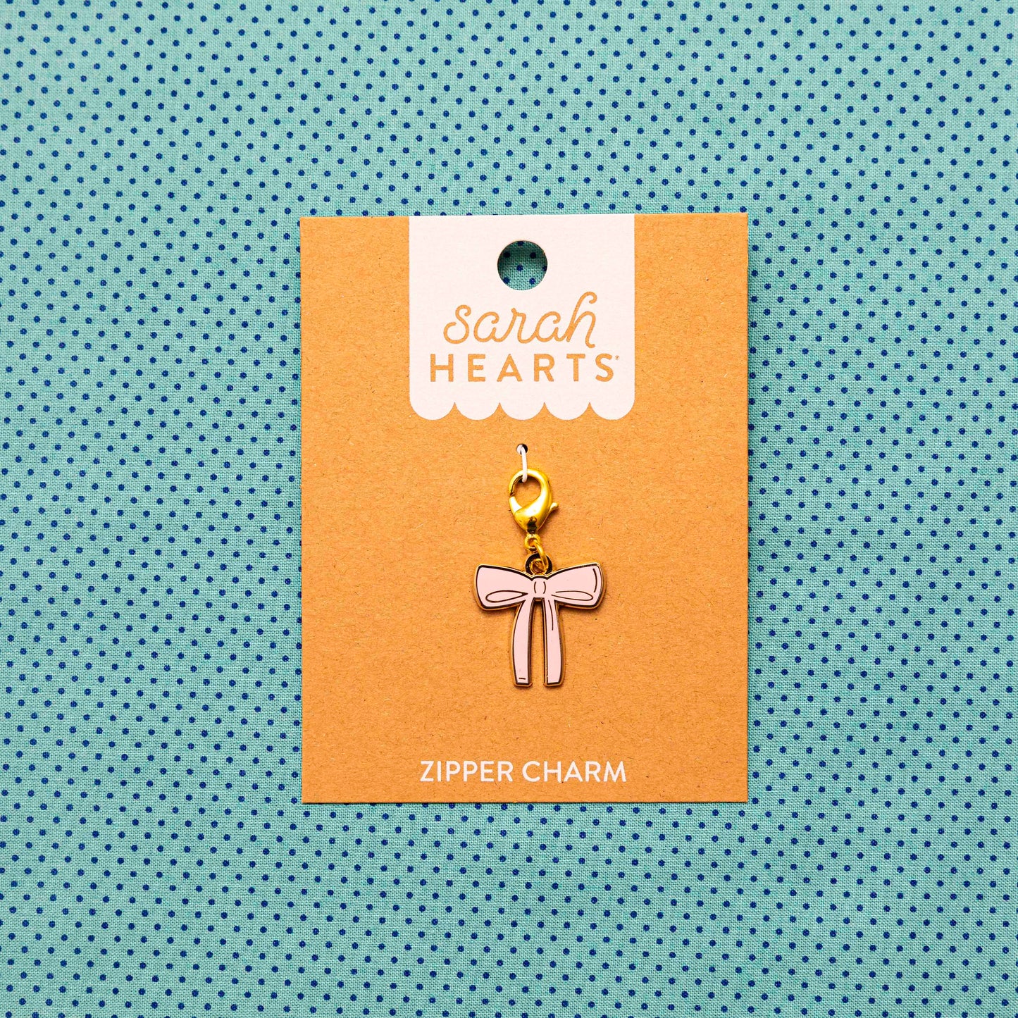 Pink Bow Zipper Charm by Sarah Hearts