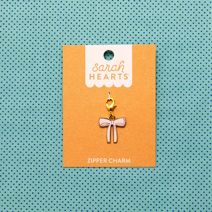 Pink Bow Zipper Charm by Sarah Hearts