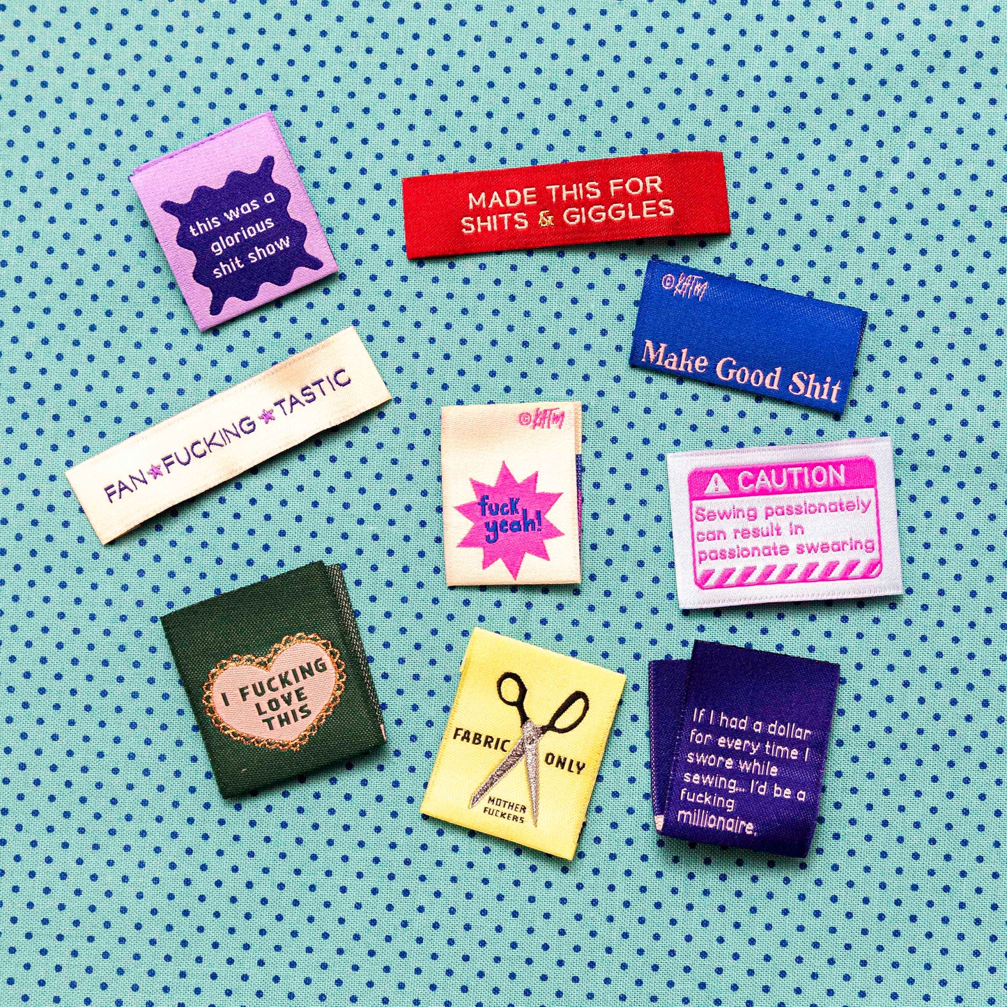 'The Sweary Sewist #4' Label Collection by Kylie and the Machine