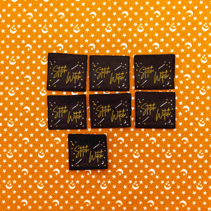 Stitch Witch | Metallic Woven Labels by Sew Anonymous