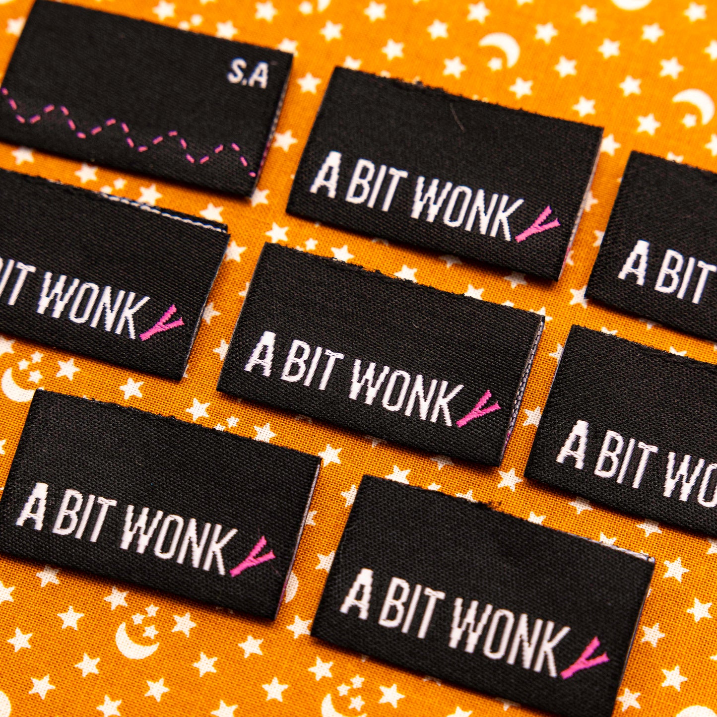 A Bit Wonky Labels by Sew Anonymous
