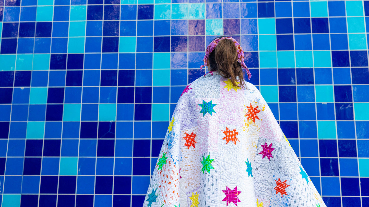 Rainbow Stars Quilt Kit