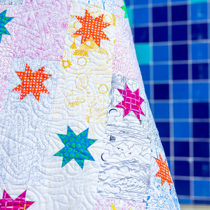 Rainbow Stars Quilt Kit