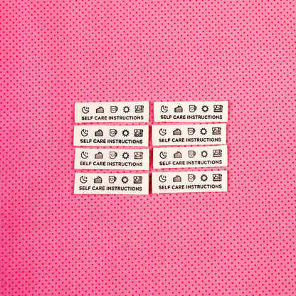 Self Care Premium Designer Labels by Sew Anonymous