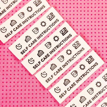 Self Care Premium Designer Labels by Sew Anonymous