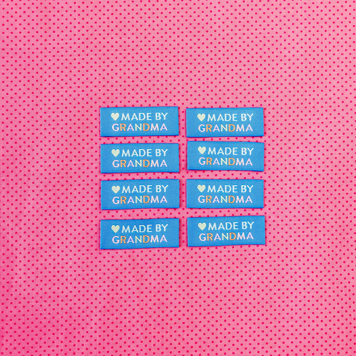 Made by Grandma Woven Labels by Sarah Hearts