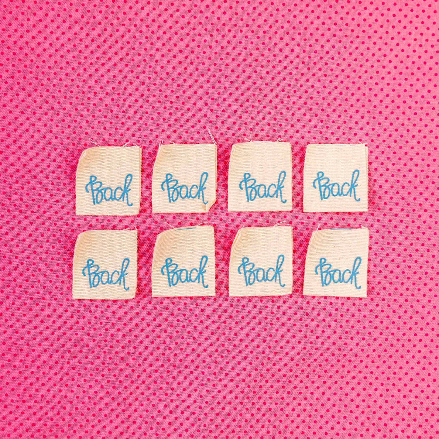 Back Organic Cotton Labels by Sarah Hearts