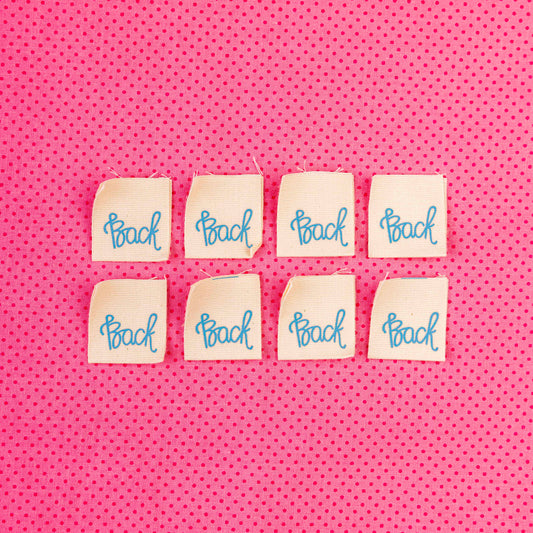 Back Organic Cotton Labels by Sarah Hearts