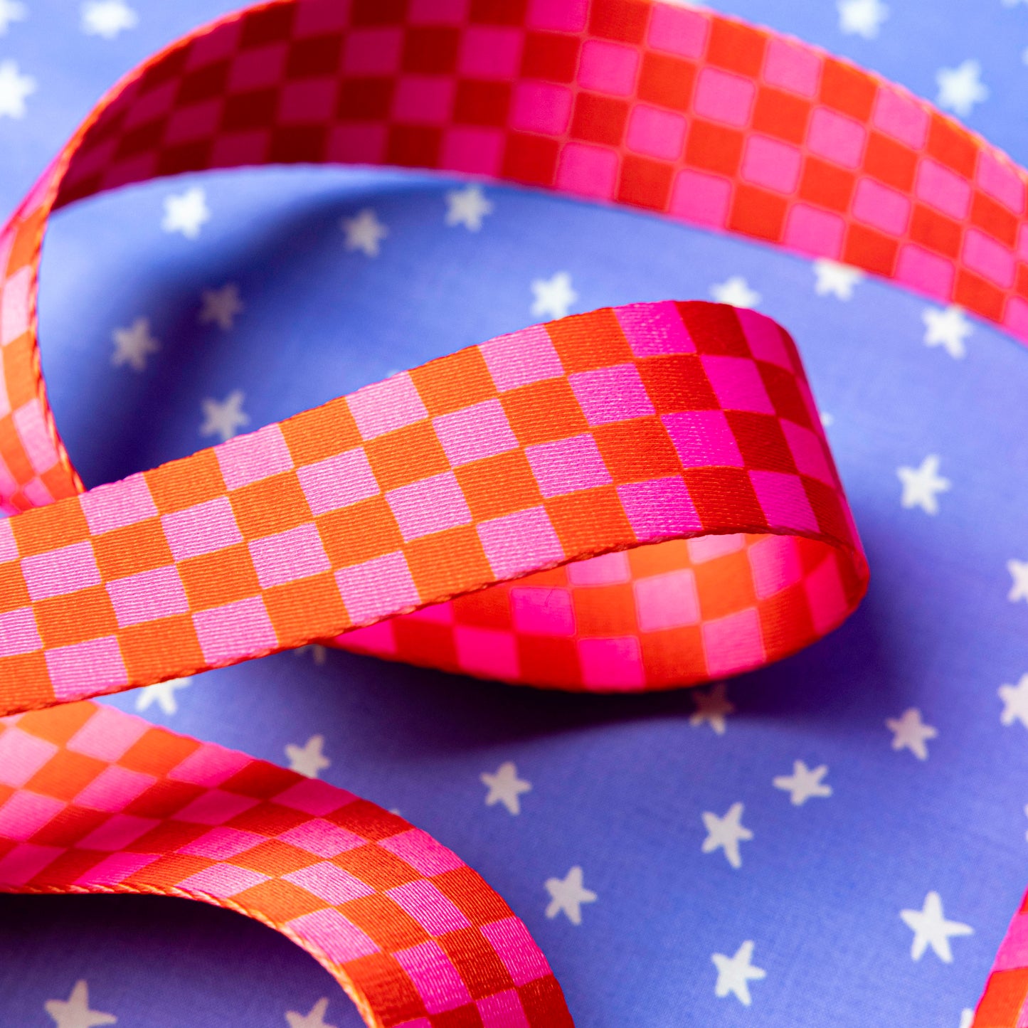 1.5" Checker Strawberry Webbing by Alexia Abegg for Stitch Supply