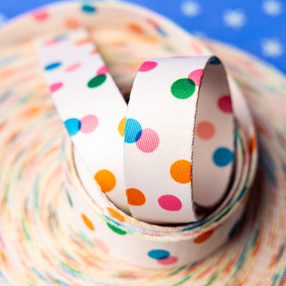 1" Spritz In Multi Webbing by Melody Miller for Stitch Supply
