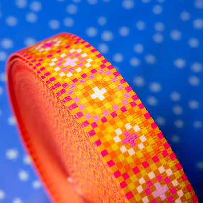 1.5" Granny Sq Caramel Webbing by Alexia Abegg for Stitch Supply