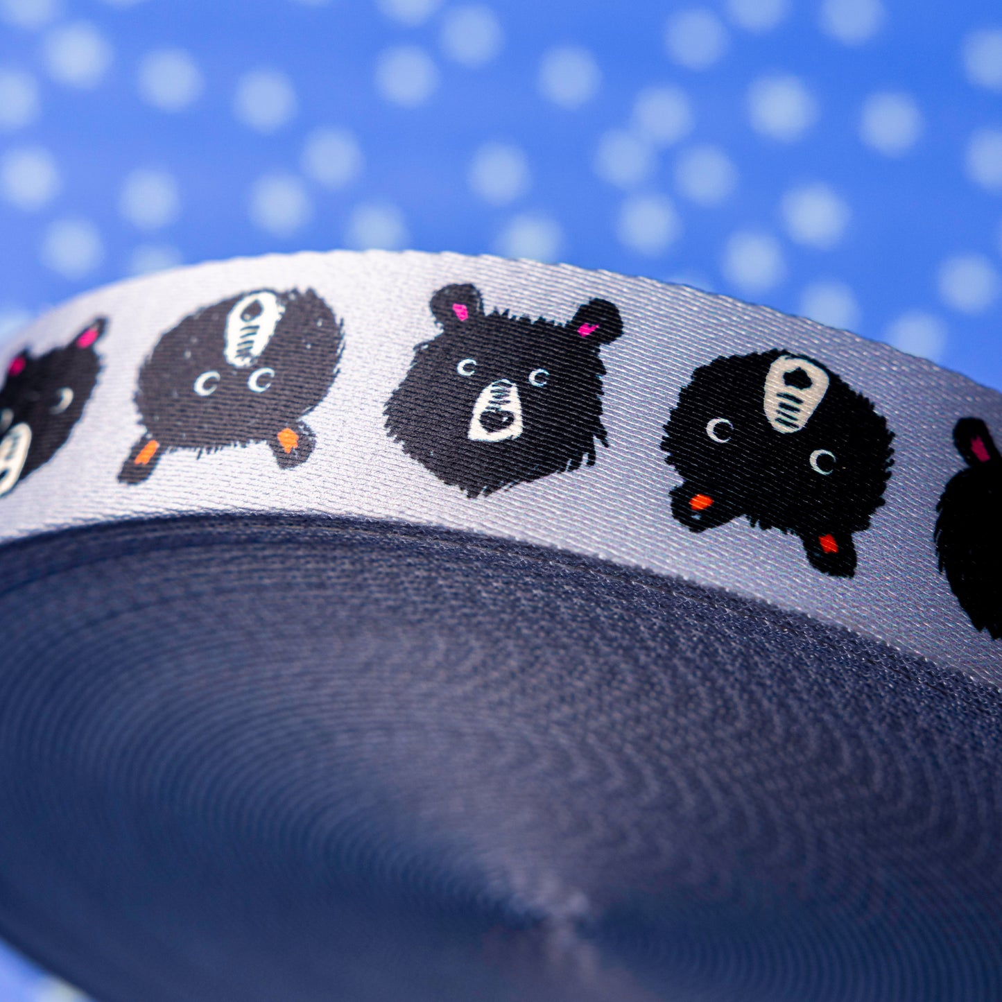 1.5" Teddy And The Bear Webbing by Sarah Watts for Stitch Supply