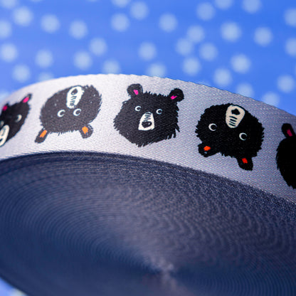 1.5" Teddy And The Bear Webbing by Sarah Watts for Stitch Supply