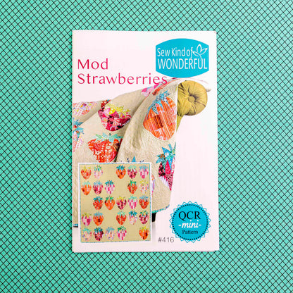 Mod Strawberries Paper Pattern by Sew Kind of Wonderful