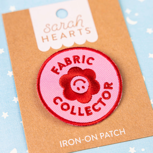 Fabric Collector Iron On Patch - Sarah Hearts