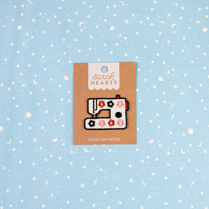 Daisy Sewing Machine Iron On Patch - Sarah Hearts