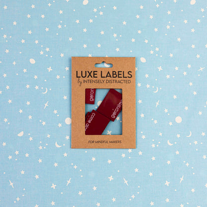 Geronimo, Come Along - Woven Luxe Sew In Label by Intensely Distracted