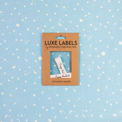Courage, Dear Heart - Cotton Luxe Sew In Label by Intensely Distracted
