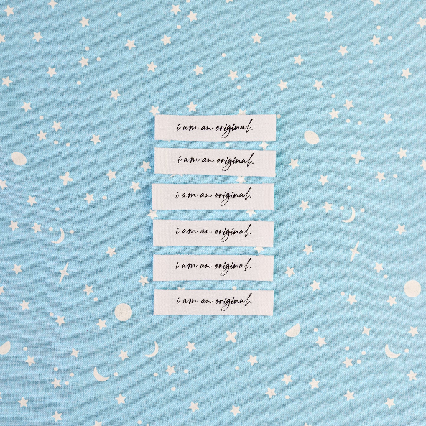 I Am An Original - Cotton Luxe Sew In Label by Intensely Distracted