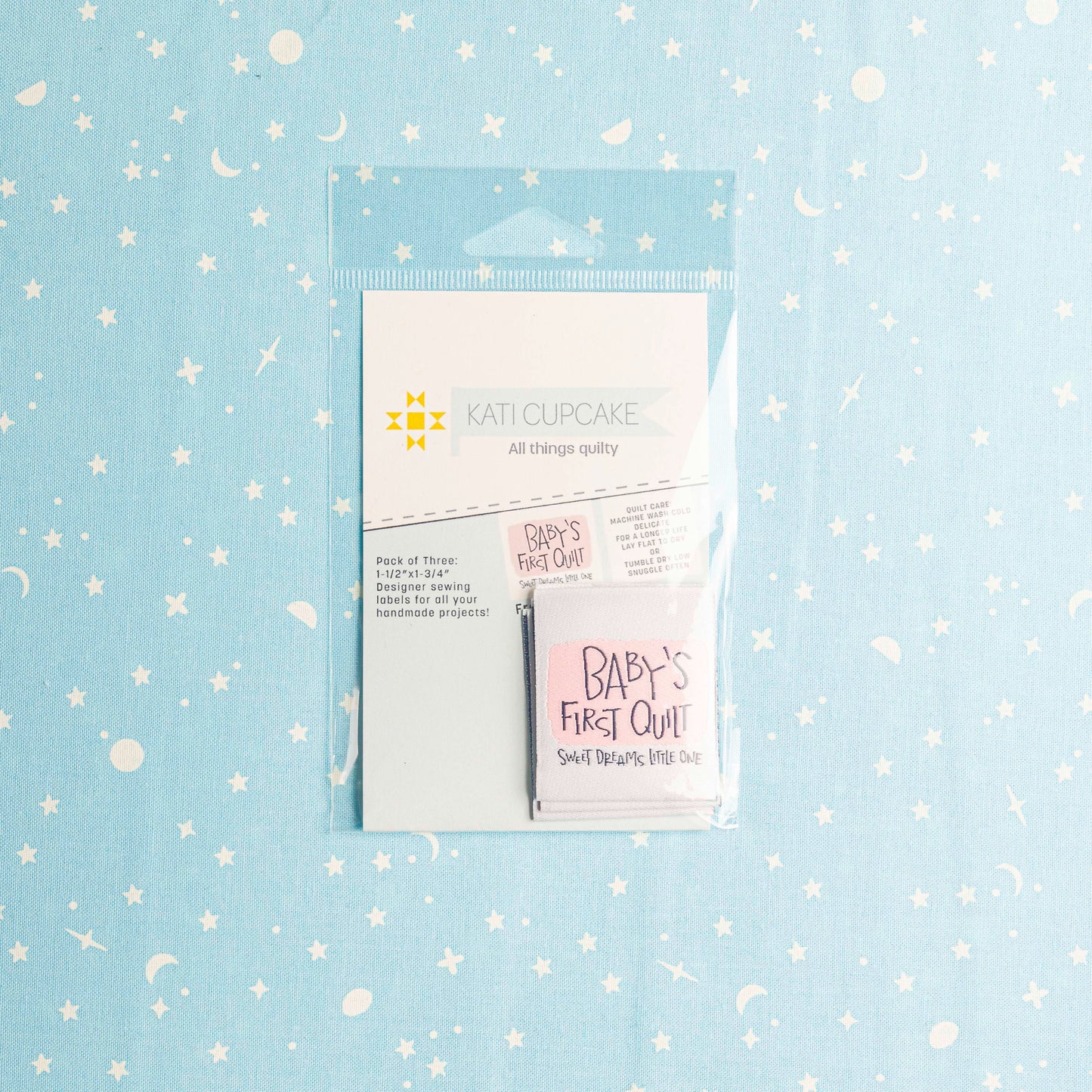 Baby’s First Quilt - Pink Sewing Labels by Kati Cupcake