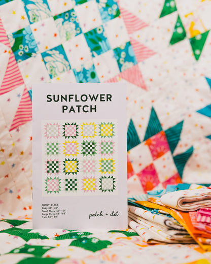 Sunflower Patch Paper Pattern by Patch + Dot