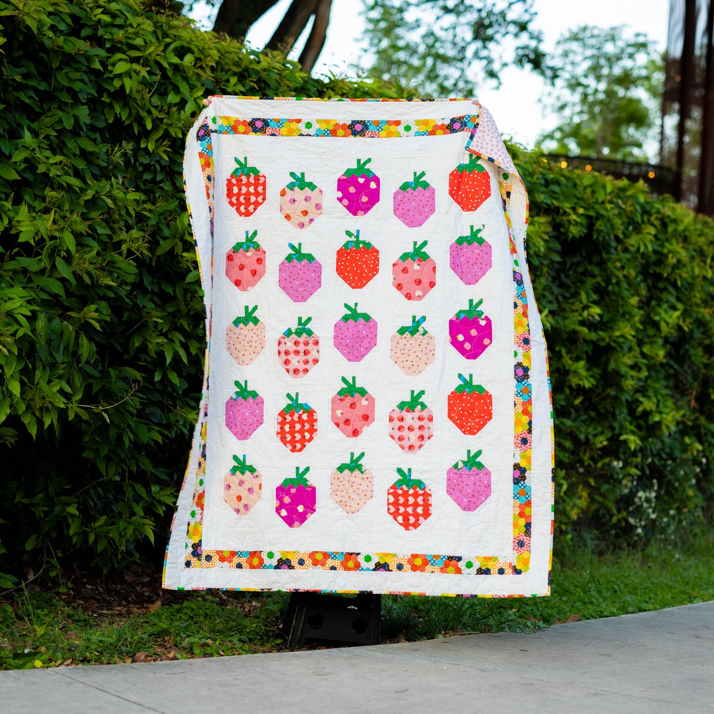 Strawberry Fields Quilt Kit