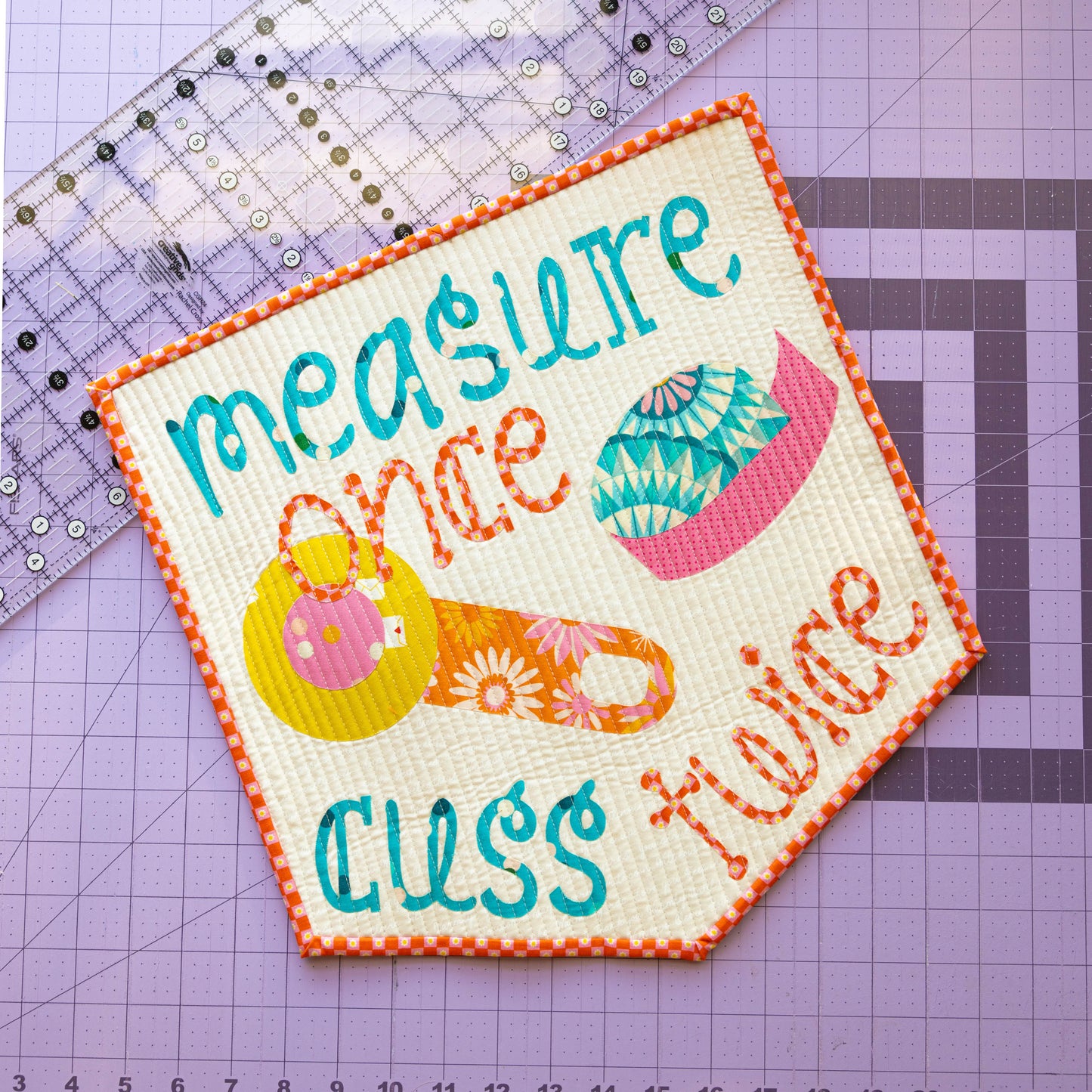 Measure Once Cuss Twice Precut Prefused Kit